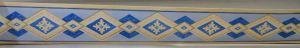 BORDURE ADHÉSIVE BEIGE OCTOGONE 
