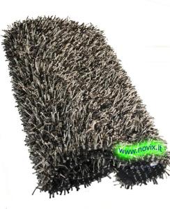 Tappeto Shaggy-Spaghetti 60x180 nero