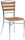 SEDIA CON STRUTTURA IN ALLUMINIO 043-ALW12