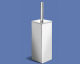 PORTE BALAI DE WC AVEC BROSSE EN NYLON- ACIER INOXYDABLE