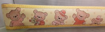 BORDER ADHESIVE  WITH TEDDY BEAR FOR BABY
