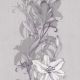Revêtement mural Sinfonia fleurs gris clair et lilas