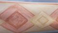 TAPETEN BORDURE ROSE RHOMBUS