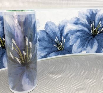 LILY BLUE BORDER ADHESIVE