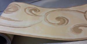 BORDURE ADHÉSIVE BLOOMSBURY BEIGE